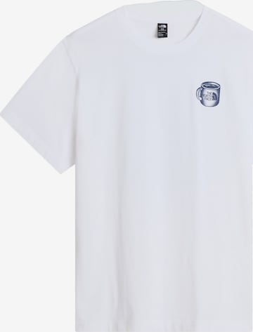 T-Shirt 'Basecamp Barista' THE NORTH FACE en blanc : devant