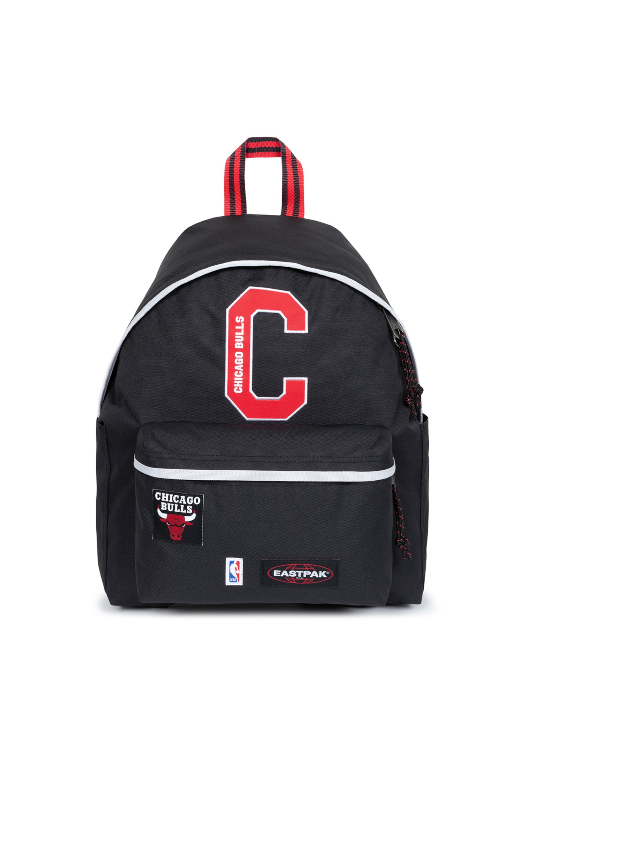 EASTPAK Nahrbtnik 'Day Pak'r' | rdeča / črna / bela barva, Prikaz izdelka