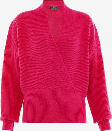 Pull-over faina en rose : devant