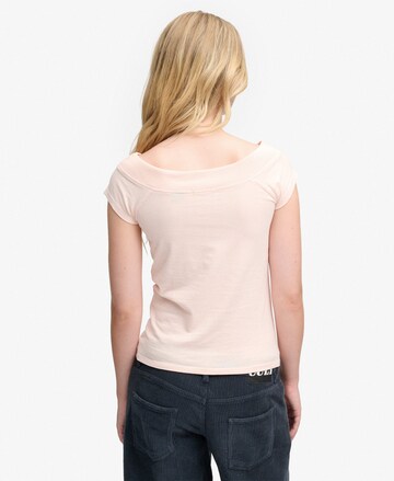 T-shirt 'Athletic Essentials' Superdry & Co en rose