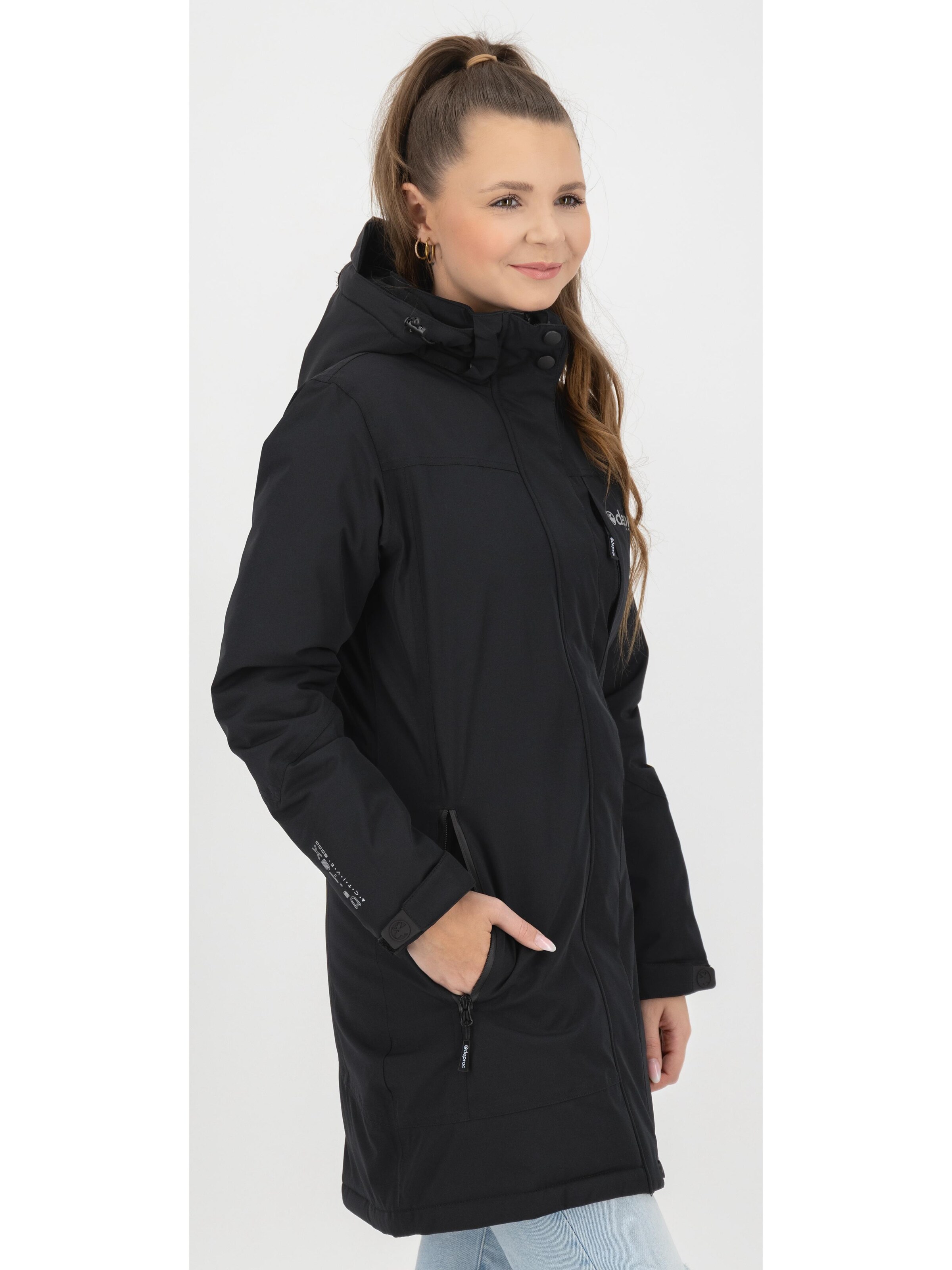 deproc Winterjacke 'MONTREAL WMN'‌‌‌‌‌‌‌‌‌‌ in Schwarz