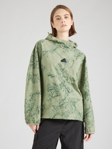 ADIDAS SPORTSWEAR - Chaqueta de montaña 'City Escape' en verde: frente
