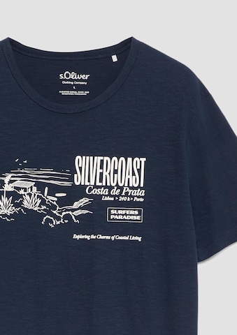 T-Shirt s.Oliver en bleu