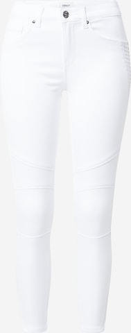 ONLY - Skinny Vaquero 'ROYAL' en blanco: frente