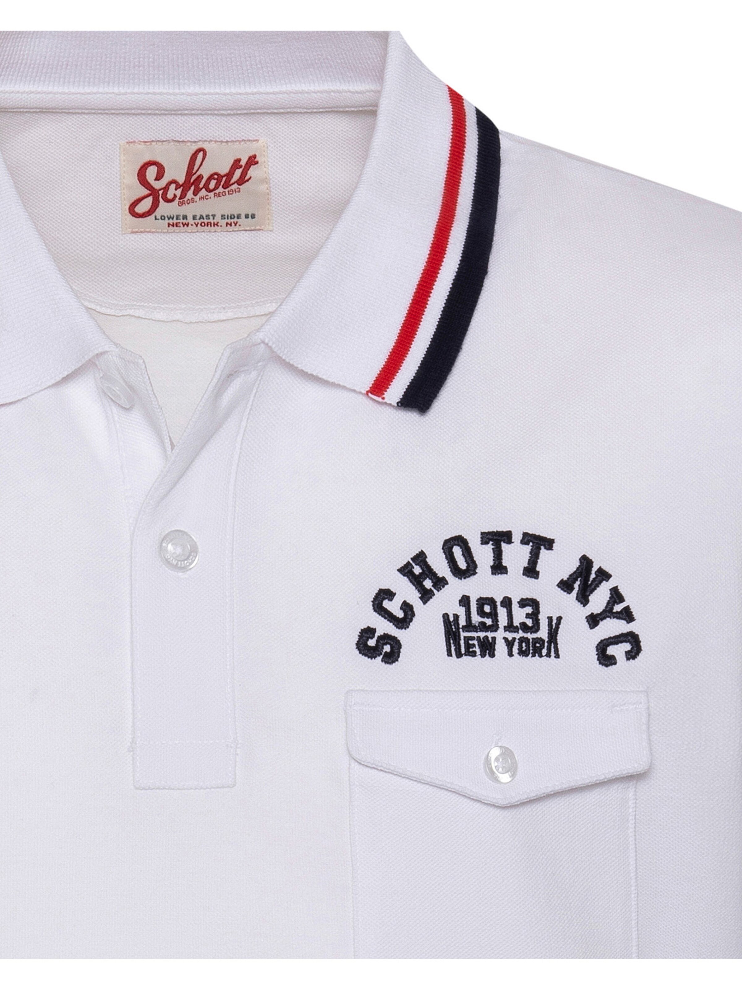 Schott NYC Shirt in White