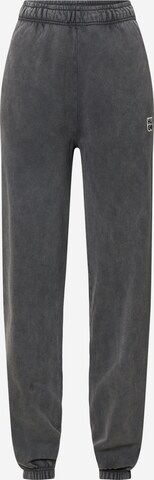 HUGO Zwężany krój Spodnie 'Njola' w kolorze czarny: przód