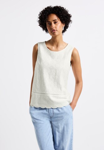 STREET ONE Top in White: front