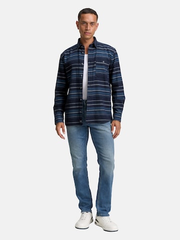 Fit confort Chemise TOM TAILOR en bleu