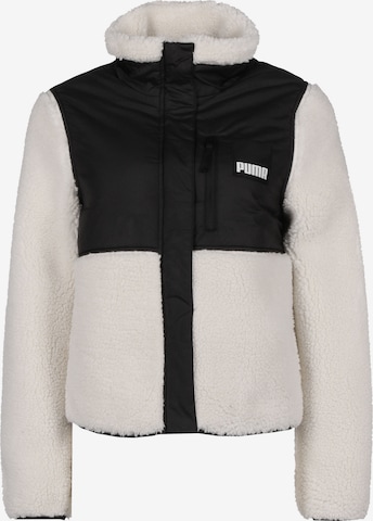 PUMA Winter Jacket in Beige: front