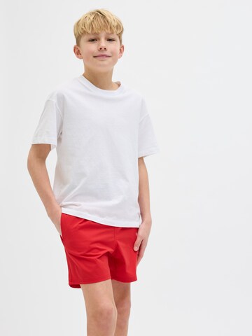 Pantaloncini da bagno 'JPSTMAUI' di Jack & Jones Junior in rosso