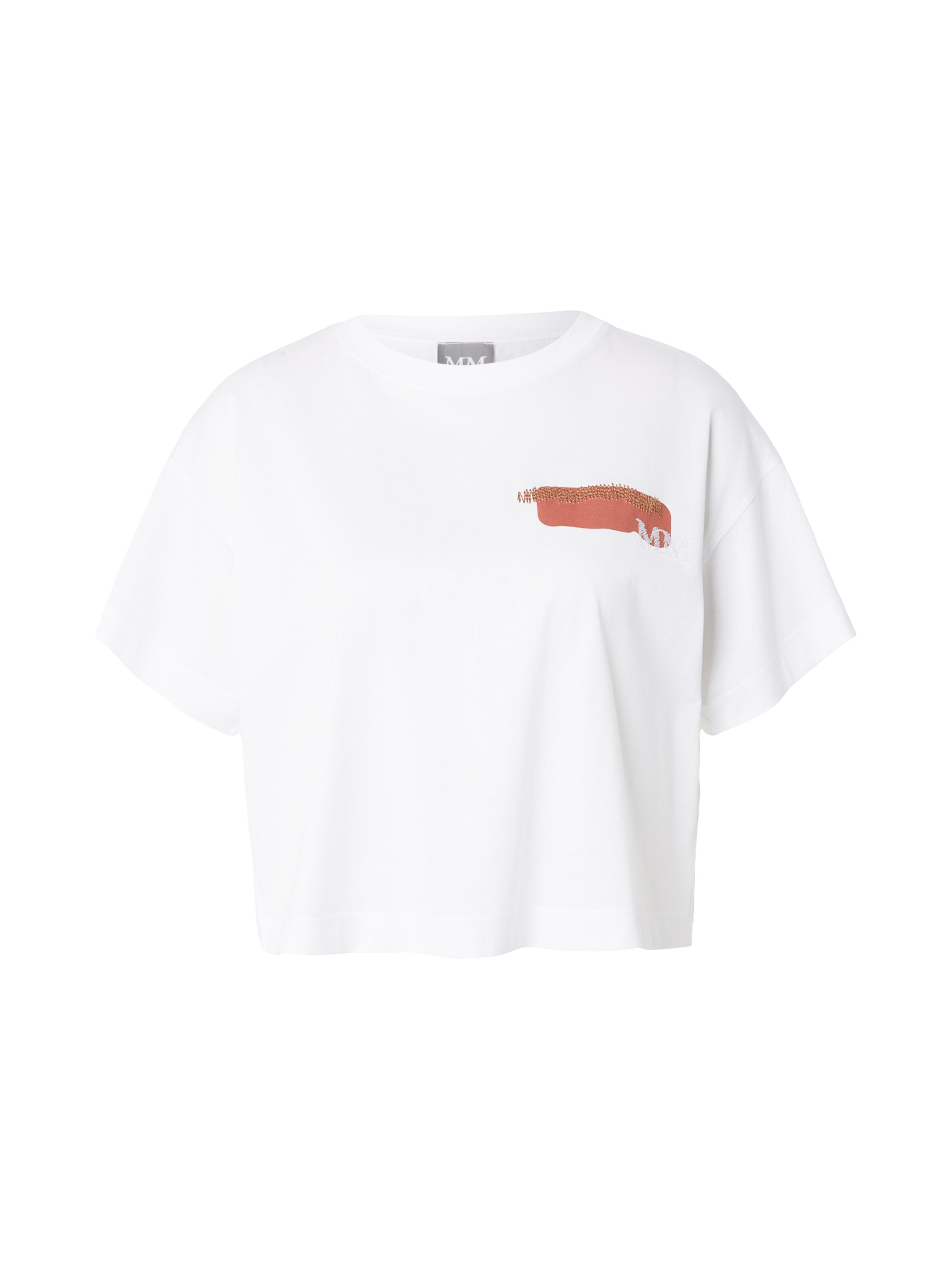 MM by Max Mara Shirt 'FUNALE' in Wit: voorkant