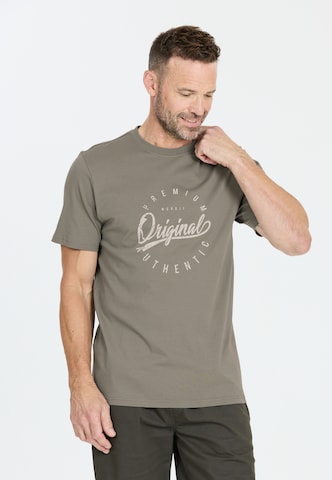 NOU T-Shirt 'Radomi' in Grün: Vorderseite