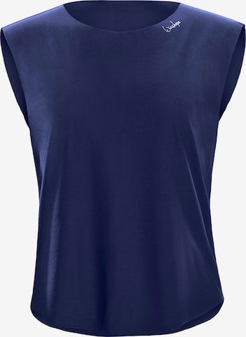 Winshape Sporttop 'AET114LS' in Blauw: voorkant