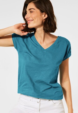 T-shirt CECIL en bleu : devant