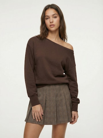 studioselect Tréning póló 'Line' - barna: elől