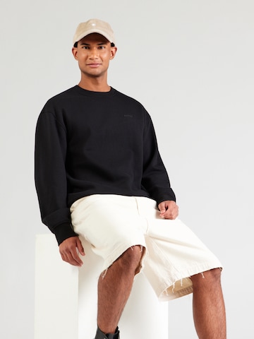 LEVI'S ®Sweater majica - crna boja: prednji dio