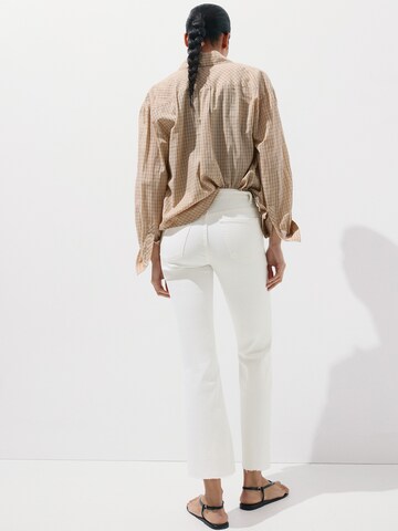MANGO Regular Jeans 'SIENNA' in Wit