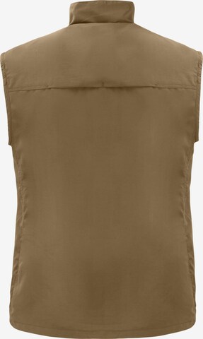 normani Sports Vest 'Elk' in Brown