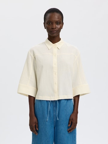 SELECTED Bluse in Beige: Vorderseite