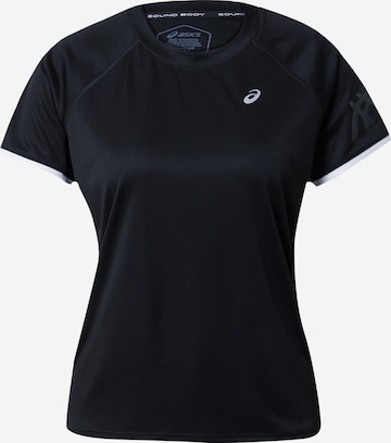 ASICS - Camiseta funcional en negro: frente