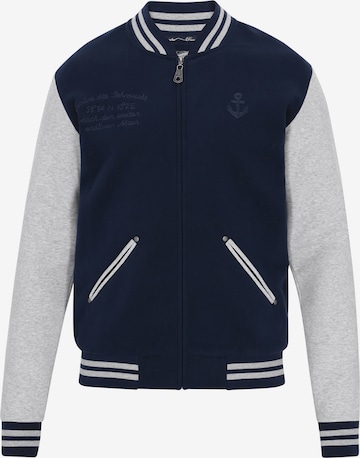 Veste mi-saison DreiMaster Vintage en bleu : devant