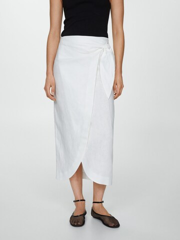 MANGO Skirt in White: front