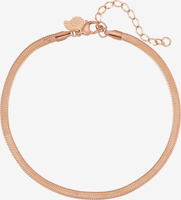 Hey Happiness Fußschmuck 'Snake Flow' in Gold: Vorderseite