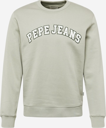 Pepe Jeans Sweatshirt 'Raven' in Green: front