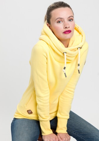 Ragwear Sweatshirt in Gelb: Vorderseite