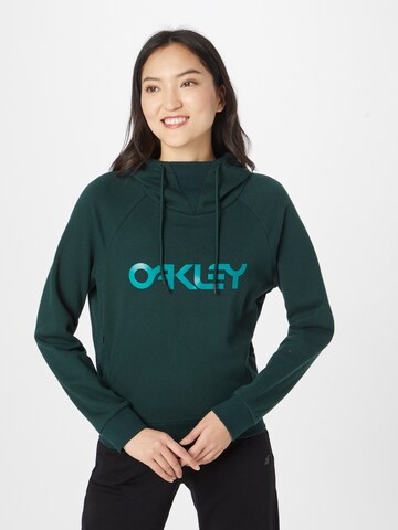 OAKLEY Athletic Sweatshirt in Green: front
