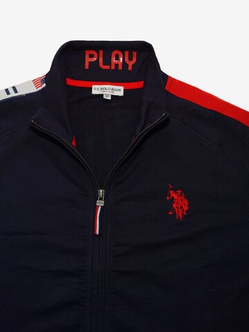 U.S. POLO ASSN. Sweatjacke in Blau