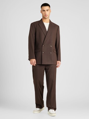 Coupe regular Veste de costume TOPMAN en marron