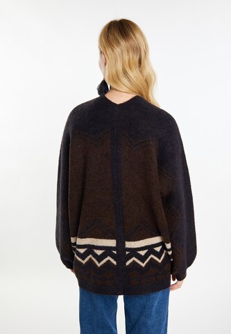 usha FESTIVAL Knit Cardigan in Brown