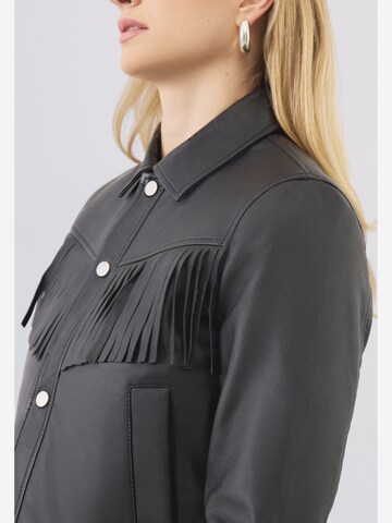 Veste mi-saison ' Ginny Fringe ' Bolongaro Trevor en noir