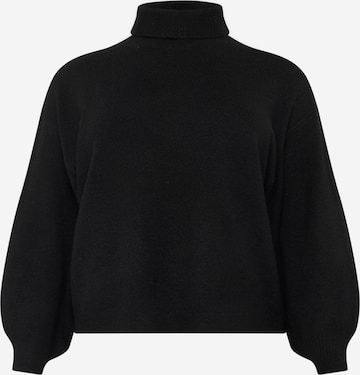Noisy May Curve Sweater 'SARI' in Black: front