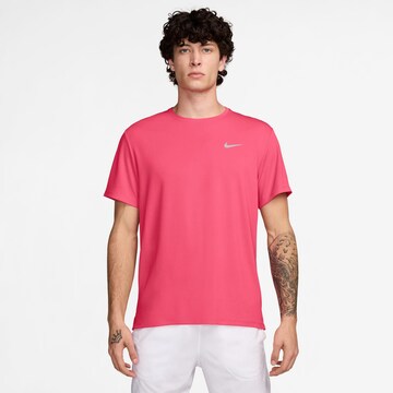 NIKE Funktionsshirt 'Miler' in Pink: Vorderseite