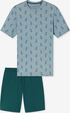 Pyjama court ' 95/5 Originals ' SCHIESSER en bleu : devant