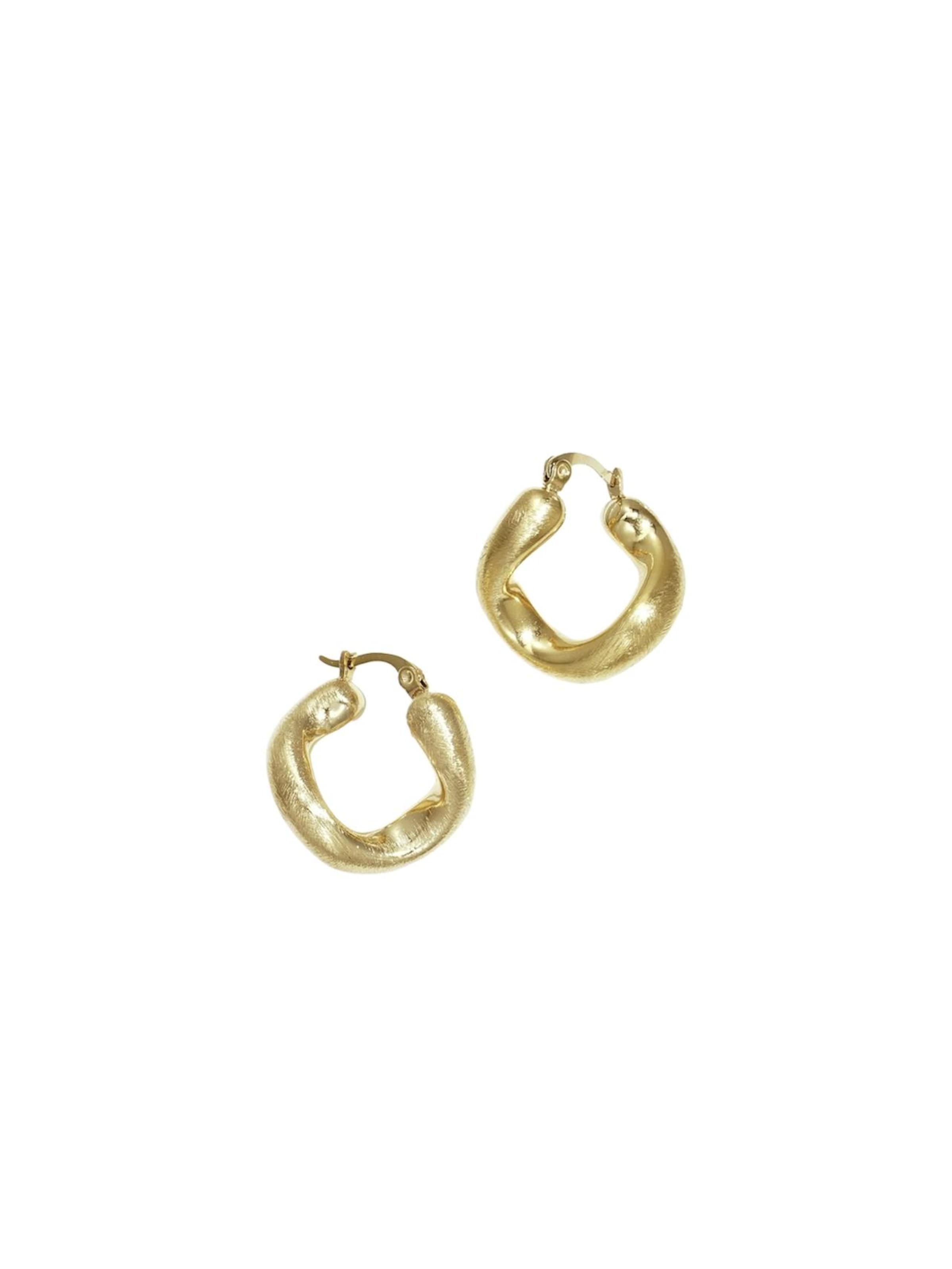 Cala Rose Earrings 'EVIE' in Gold: front