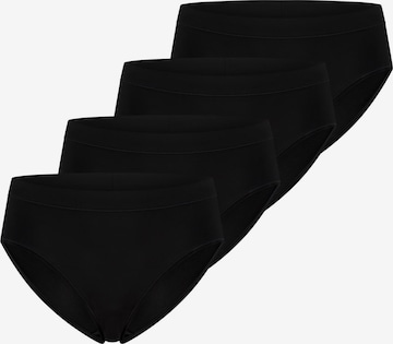SCHIESSER Slip 'Unique Micro' in Zwart: voorkant