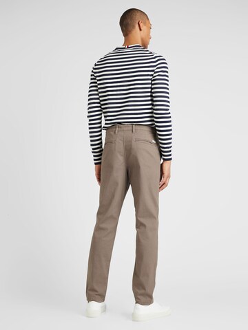 JACK & JONES Regularen Chino hlače 'OLLIE DAVE' | rjava barva