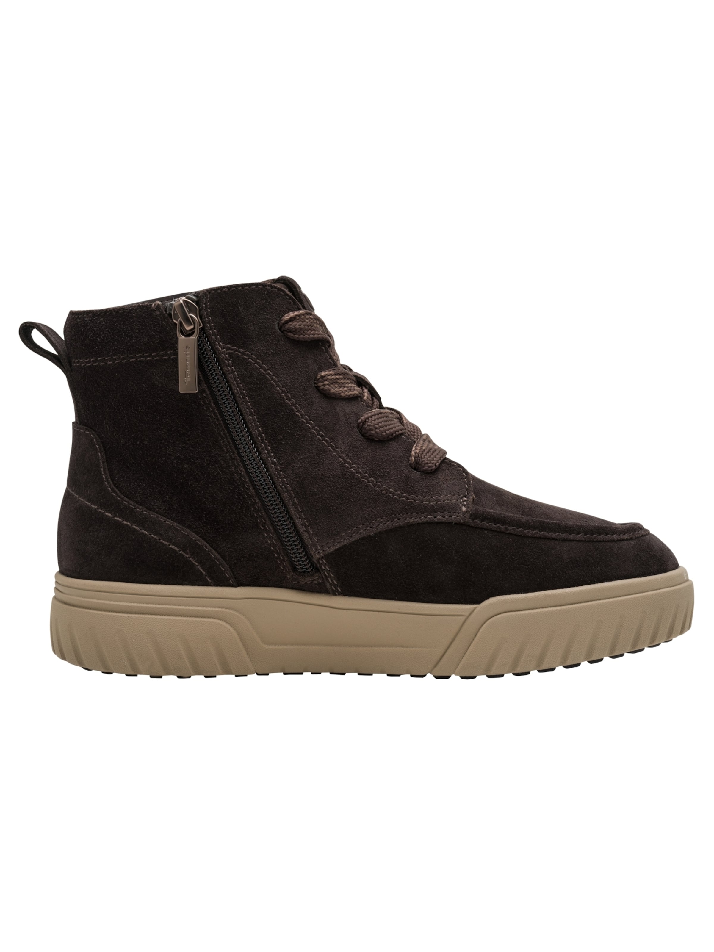 Tamaris Lace-up bootie in Brown