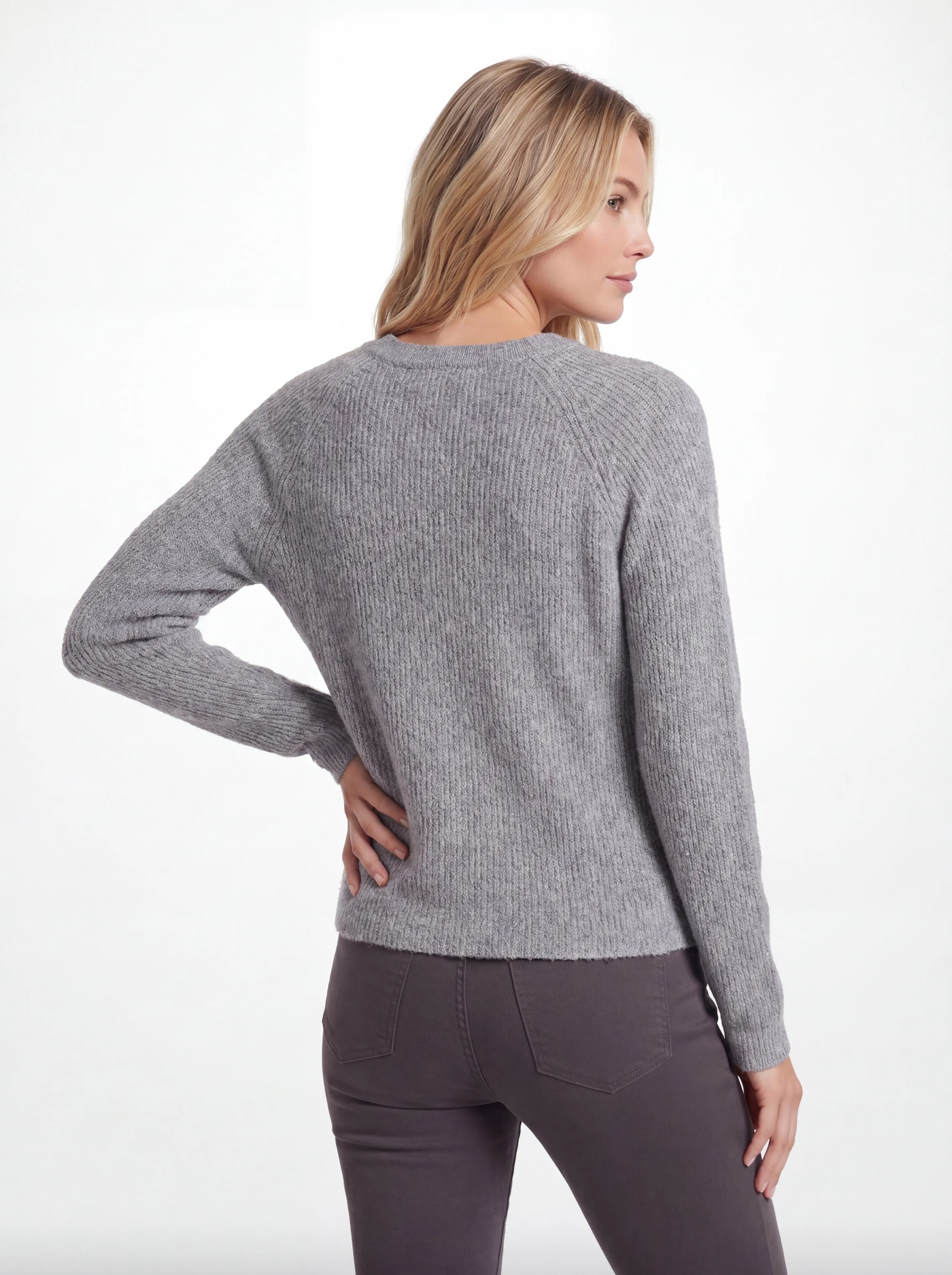 VILA - Jersey 'VIOSAJA' en gris