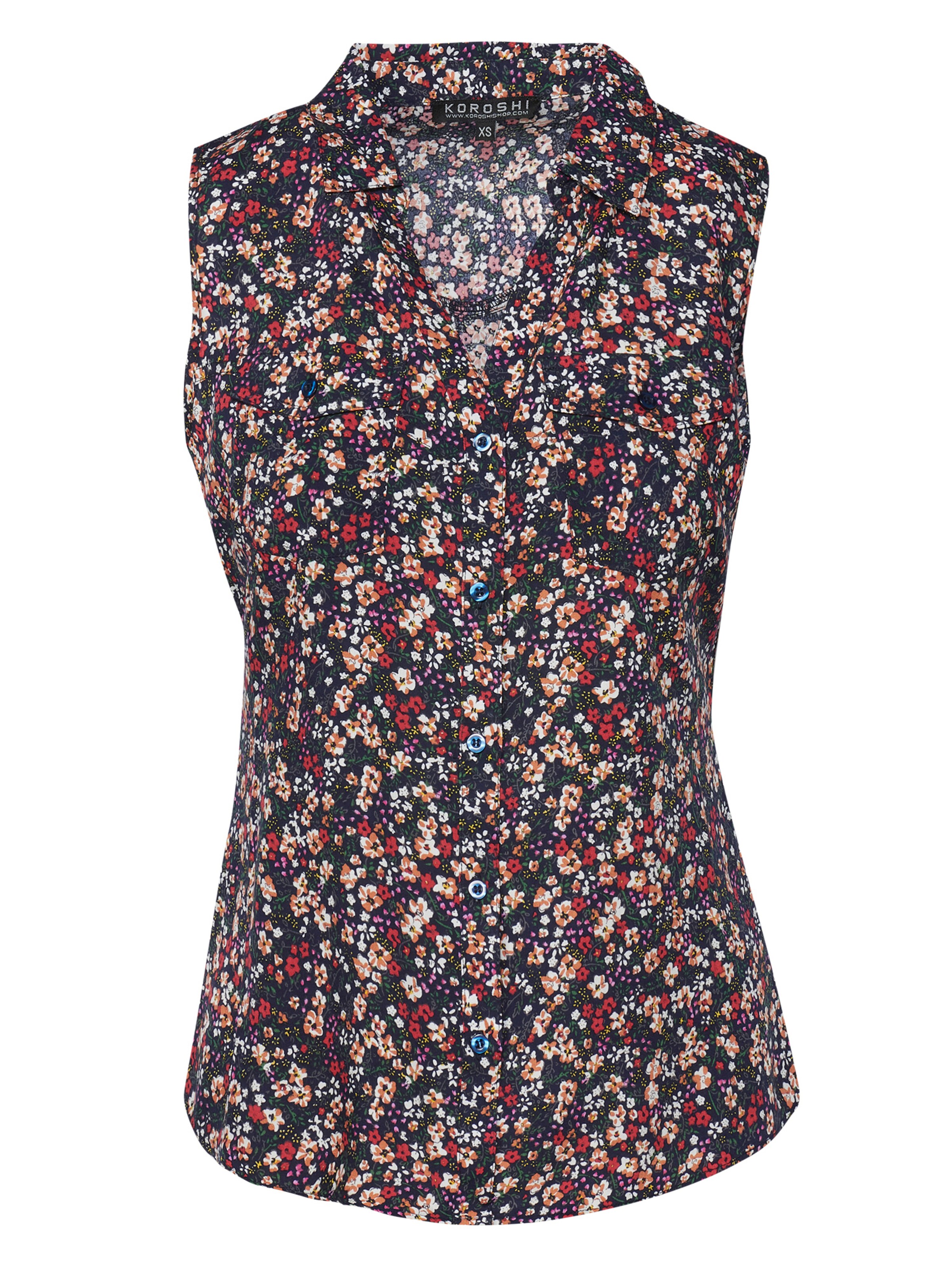 KOROSHI Блузка в Смешанный: спереди