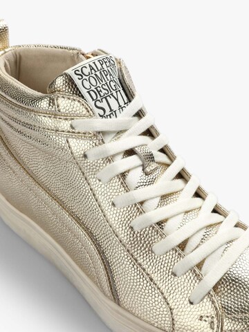 Scalpers Sneakers hoog in Goud