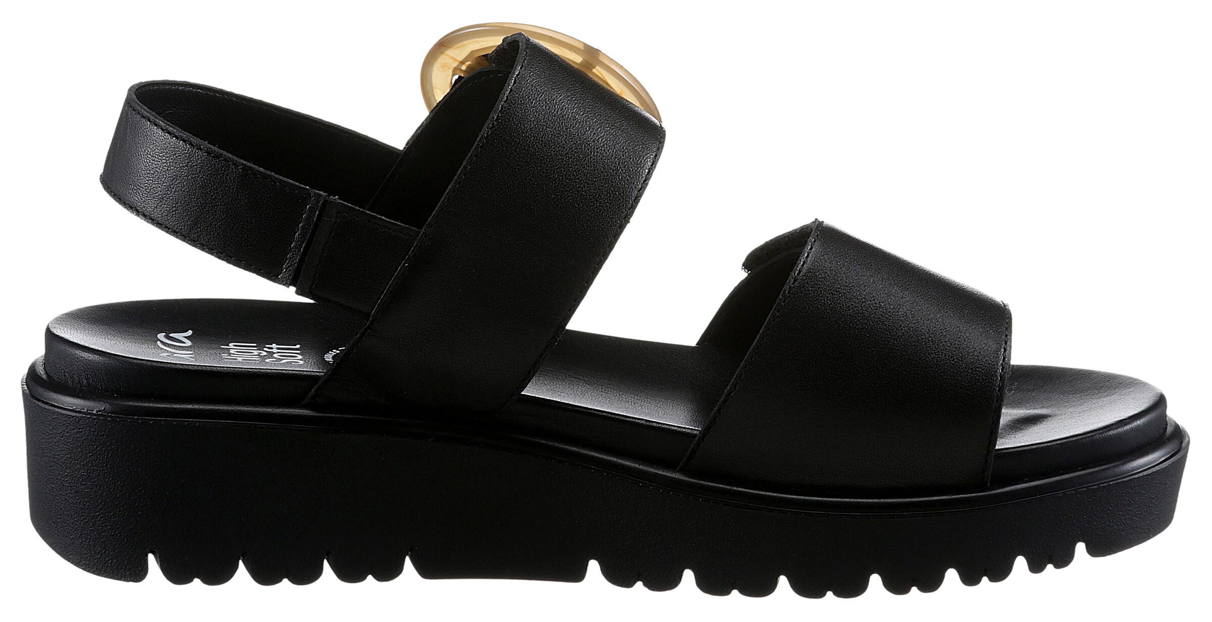 ARA Strap Sandals in Black