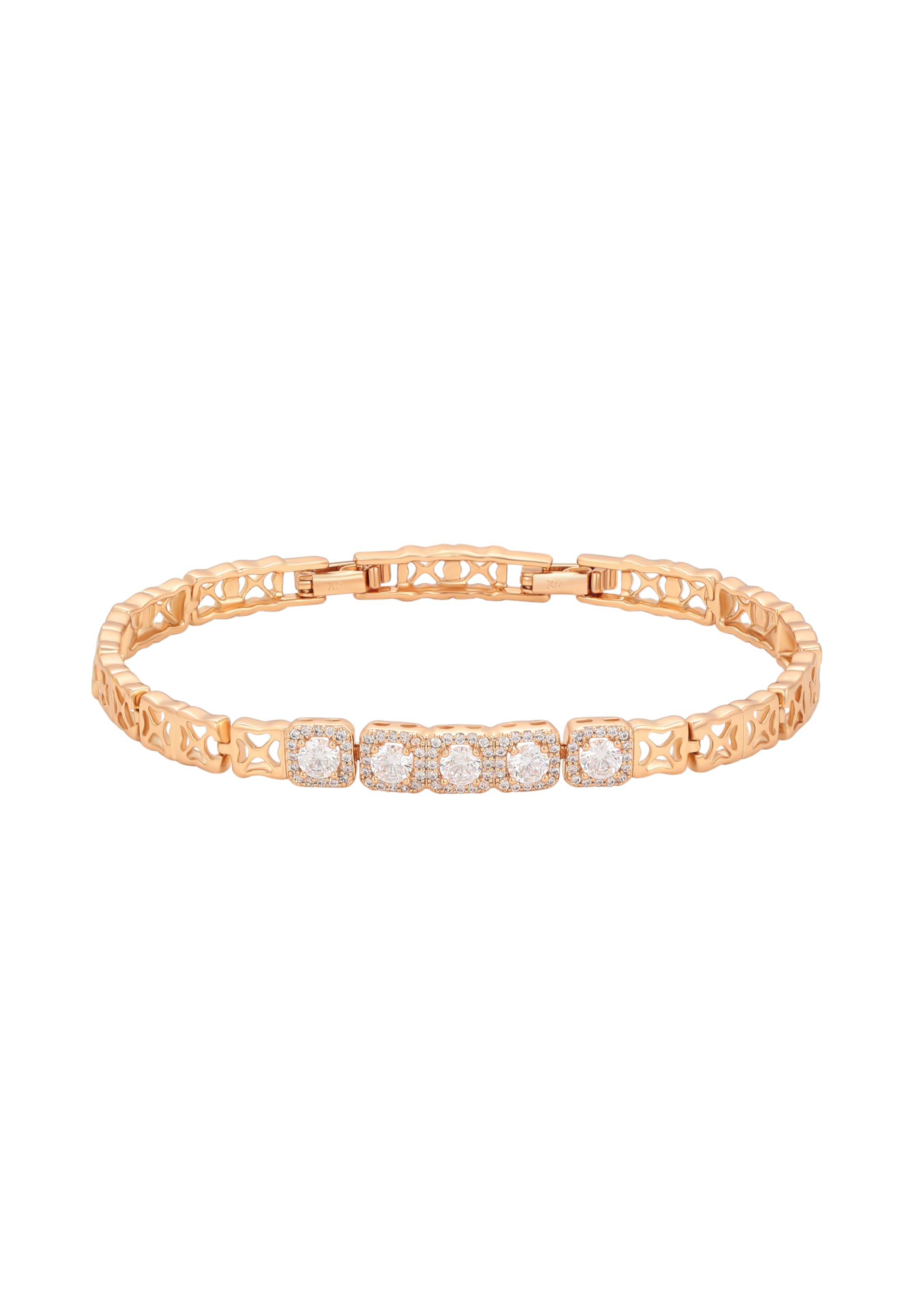 Gaya Bracelet en or rose, Vue avec produit