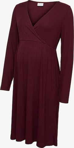 Robe MAMALICIOUS en rouge : devant