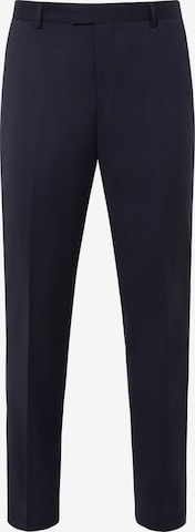 Thomas Goodwin Slim fit Pleated Pants in Blue: front