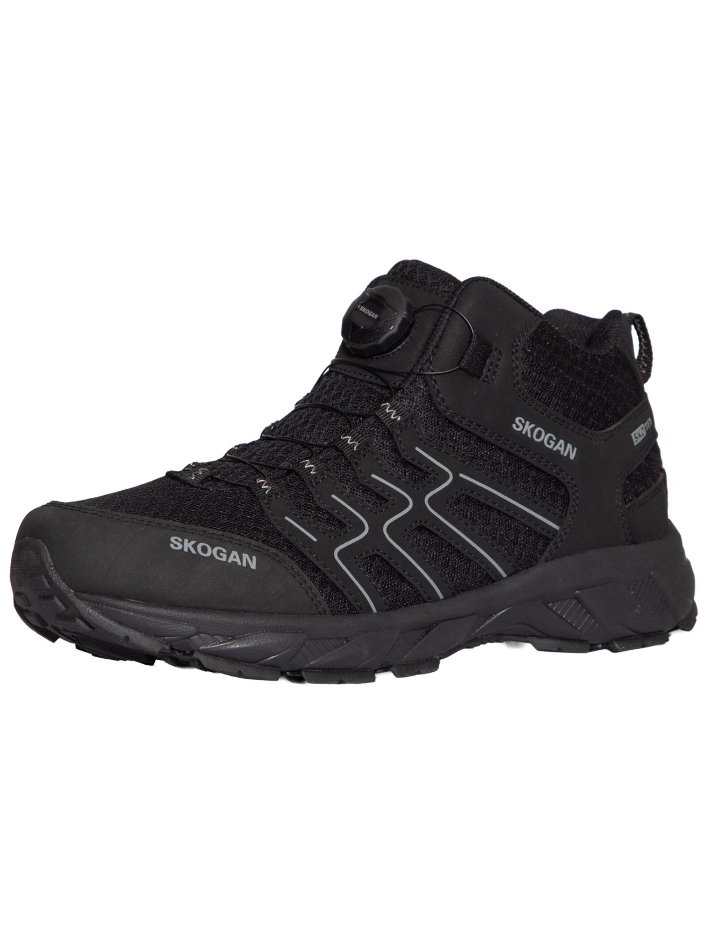 SKOGAN Lace-up boots in Black: front