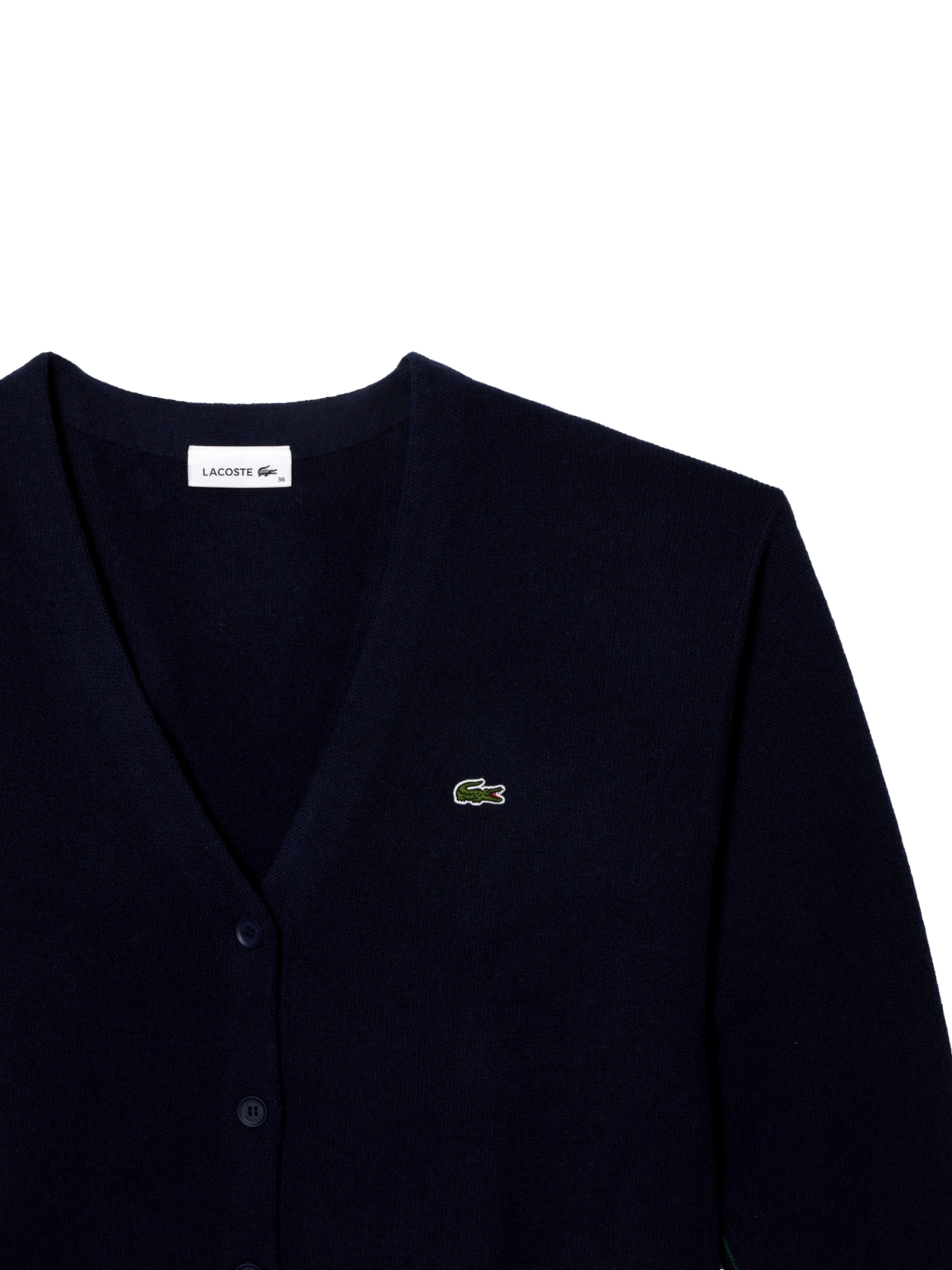 LACOSTE Strickjacke in Blau